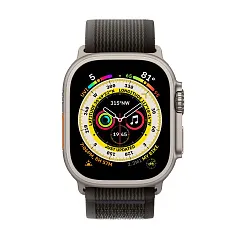 Apple Watch Ultra GPS + Cellular, 49 мм, корпус из титана, ремешок Trail черного/серого цвета