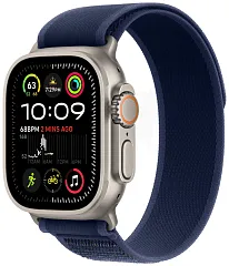 Apple Watch Ultra 2 GPS + Cellular, 49 мм, корпус из титана, ремешок Trail синего цвета