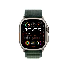 Apple Watch Ultra 2 GPS + Cellular, 49 мм, корпус из титана, ремешок Alpine темно-зеленого цвета