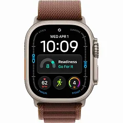 Apple Watch Ultra 4 GPS + Cellular, 49 мм, корпус из титана, ремешок Alpine цвета «бургунди»