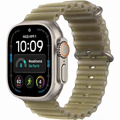 Apple Watch Ultra 4 GPS + Cellular, 49 мм, корпус из титана, ремешок Ocean цвета «полупрозрачная ламинария»