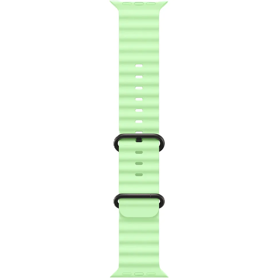 Apple Watch Ultra 3 GPS + Cellular, 49 мм, корпус из чёрного титана, ремешок Ocean неоново-зелёного цвета
