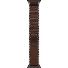 Apple Watch Ultra 4 GPS + Cellular, 49 мм, корпус из чёрного титана, ремешок Trail тёмно-коричневого цвета