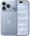 two iphones 18 pro max standing one camera front and other display front